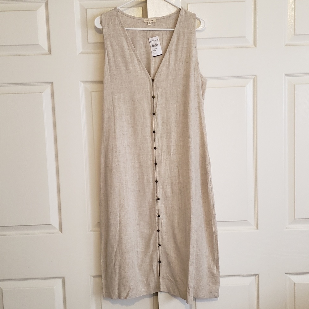 Button up dress